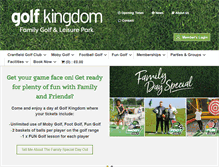 Tablet Screenshot of golfkingdom.net